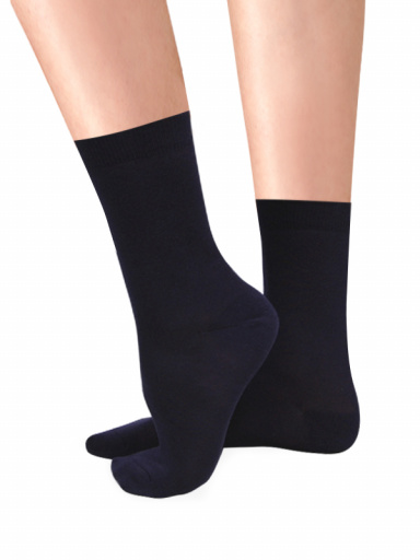 Calcetines 100%Algodón Mujer Marino Navyblue