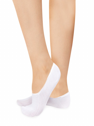 Calcetines invisibles sin costuras (Pack 2 pares) Blanco White