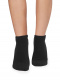 Calcetines tobilleros con plantilla de rizo Negro Black