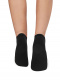 Calcetines tobilleros con plantilla de rizo Negro Black