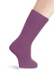 Calcetines Altos Lisos Morado Purple