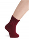 Calcetines cortos con borlas Granate Maroon