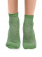 Calcetines cortos labrados mujer Verde Green