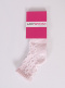 Calcetines cortos labrados Rosa Pink