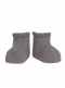 Calcetines cortos rizo liso Gris Grey