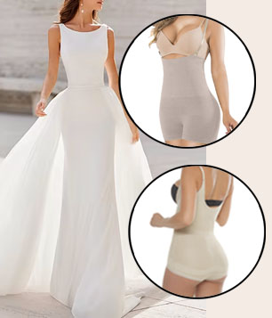 Las 7 mejores fajas para tu vestido de novia